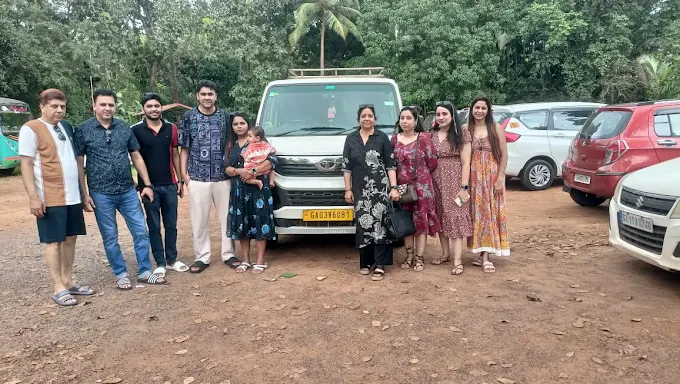 Tempo Traveller exterior view in Goa