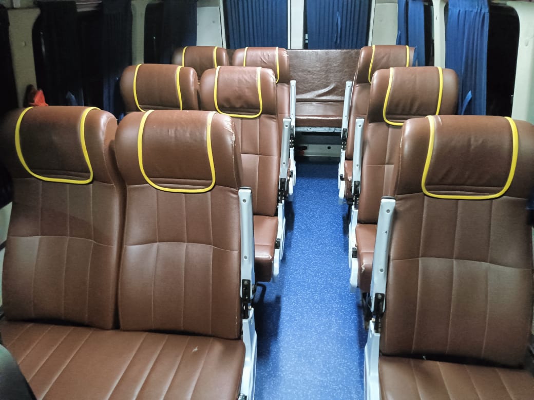 Sunlit scenic travel view